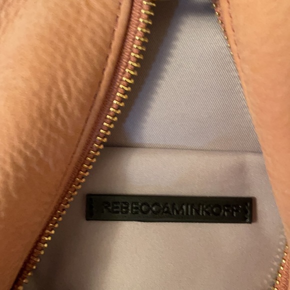 Rebecca Minkoff leather pink fringe backpack! main image 4